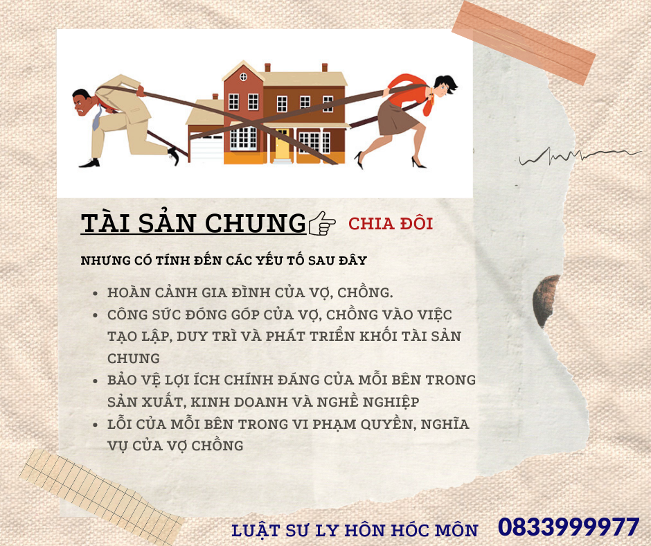 Phân chia tài sản chung - Luật sư ly hôn Hóc Môn
