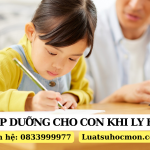 Nghĩa vụ cấp dưỡng, mức cấp dưỡng nuôi con sau khi ly hôn