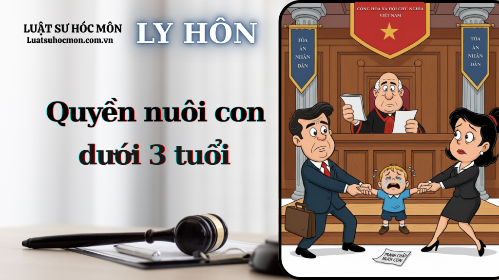 Quyền nuôi con dưới 3 tuổi