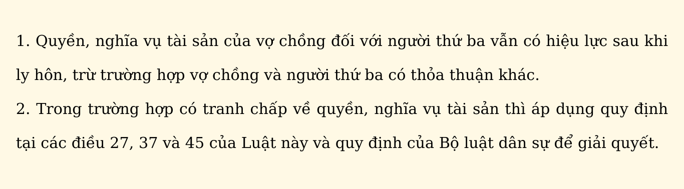 Nợ trong thời kỳ hôn nhân