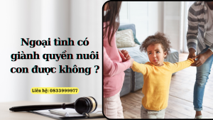 Ngoại tình giành quyền nuôi con