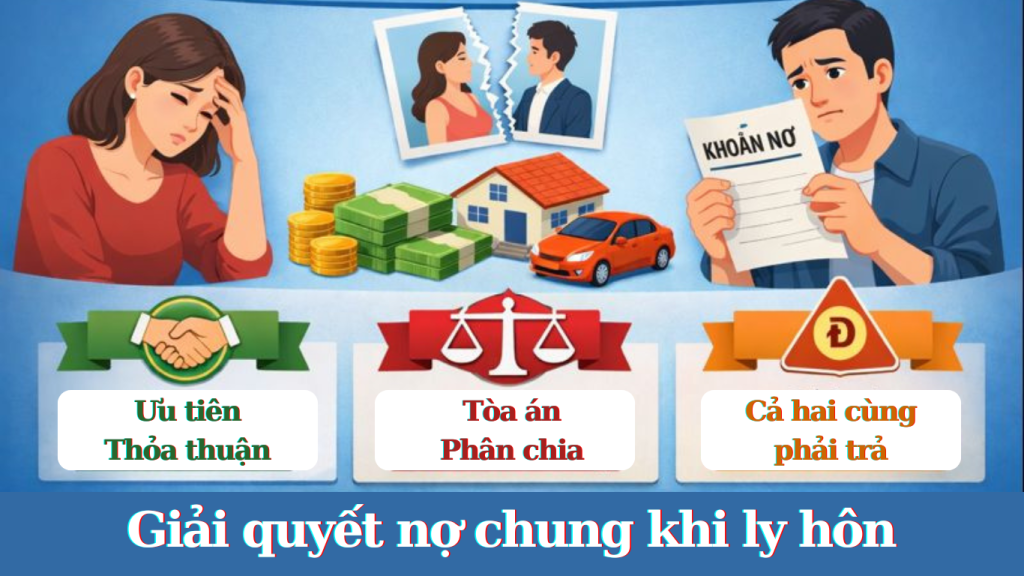 Giải quyết nợ chung vợ chồng