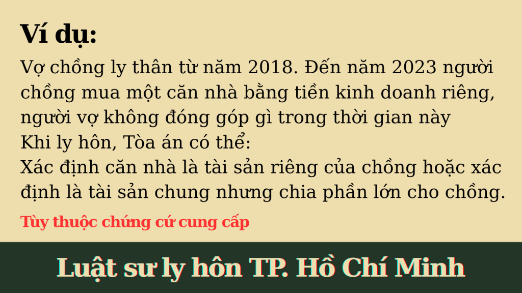 thành trong thời gian ly thân