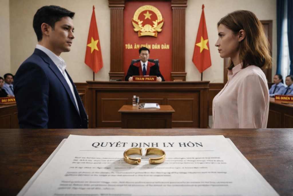 Nộp đơn ly hôn ở đâu