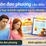 Ly hôn đơn phương cần điều kiện gì