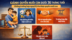 Những trường hợp ngoại lệ cha được quyền nuôi