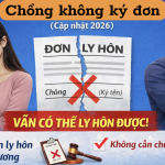 Chồng không đồng ý ký đơn có ly hôn được không ?
