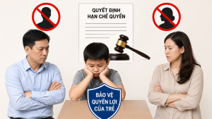 hạn chế quyền của cha, mẹ đối với con chưa thành niên