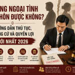 Chồng ngoại tình có ly hôn được không ?